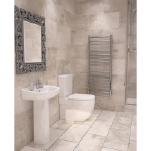Wickes Cabin Tawny Beige Ceramic Wall & Floor Tile 600 x 300