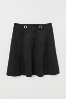 HM  Short imitation suede skirt