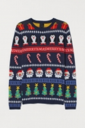 Jacquard-knit jumper £4.00