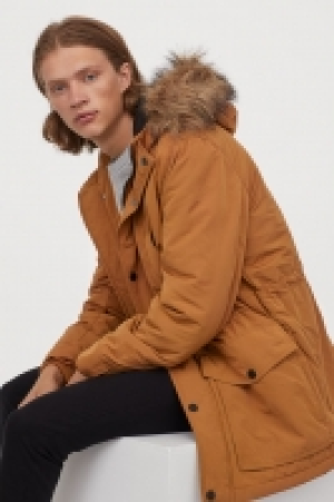 Padded parka with a hood £21.00