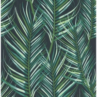 Wilko  Superfresco Easy Wallpaper Palm Leaves Green
