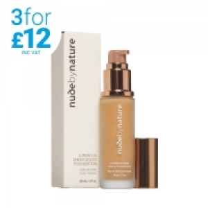 Nude by Nature Luminous Sheer Foundation Café 30g £4.99