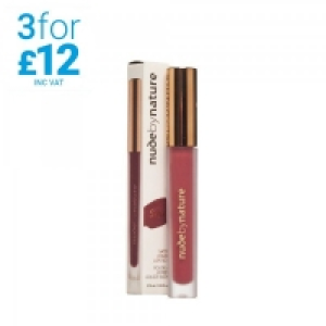 Nude by Nature Satin Liquid Lipstick 09 Rich Plum £4.99