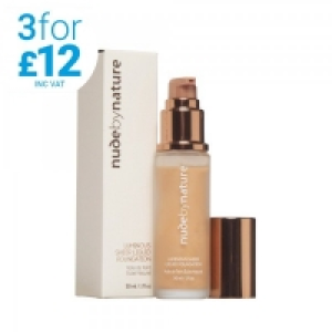 Nude by Nature Luminous Foundation WarmNude 30g £4.99