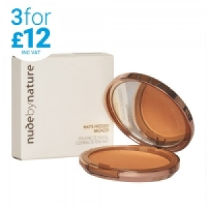 Nude by Nature Matte Pressed Bronzer Bondi Bronze £4.99