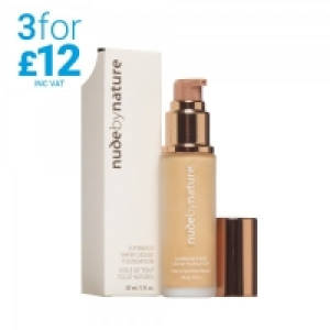 Nude by Nature Luminous Sheer Foundation Nat 30g £4.99