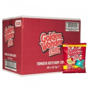 Golden Wonder Crisps Tomato Ketchup 48x32.5G £4.99