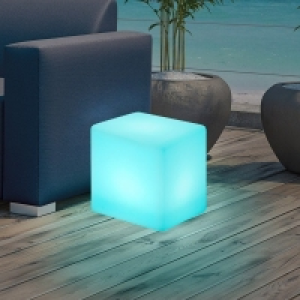 Moonie Light Up Garden Cube 30cm
