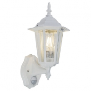 Wickes White PIR Wall Lantern - 60W £17.00