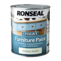 Wickes  Ronseal Chalky Furniture Paint - Vintage White 750ml