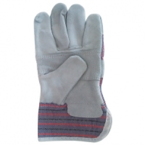 Wickes Standard Grey Rigger Gloves - One Size &pound;2.50