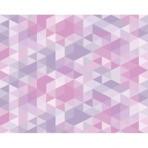 ohpopsi Pink Pastel Triangles Wall Mural - L 3m (W) x 2.4m ( £60.00