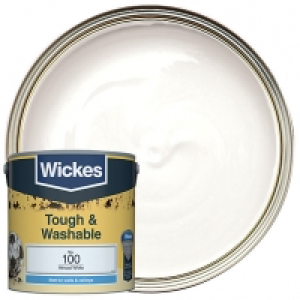 Wickes Almost White - No. 100 Tough & Washable Matt Emulsion