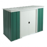 Wickes  Rowlinson 8 x 4 ft Double Door Metal Pent Shed including Flo