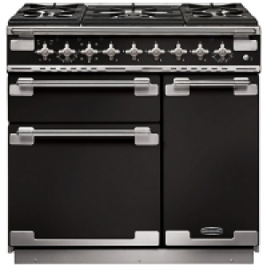 Rangemaster Elise 90cm Dual Fuel Range Cooker - Black £2,699.00