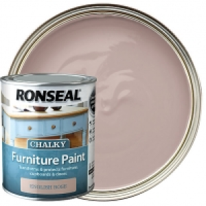 Ronseal Chalky Furniture Paint - English Rose 750ml &pound;15.00