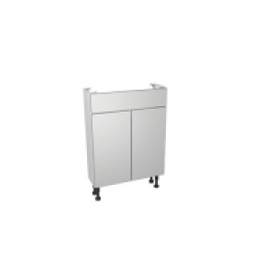 Wickes  Wickes Vienna Grey Gloss Compact Floor Standing Vanity Unit 