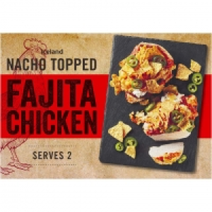 Iceland Nacho Topped Fajita Chicken 360g £3.00