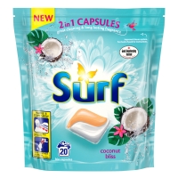 Iceland  Surf Coconut Laundry Capsules 20 PC