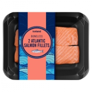 Iceland  Iceland 2 Boneless Atlantic Salmon Fillets 260g