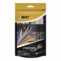 Wilko  Bic Intensity Fineliner Pens 20pk