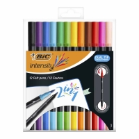 Wilko  Bic Intensity Dual Tip Pens 12pk
