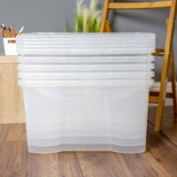 Wilko  Wham Crystal 60L Box and Lid 5pk
