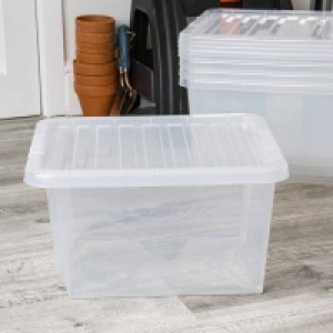 Wilko  Wham Crystal 30L Box and Lid 5pk