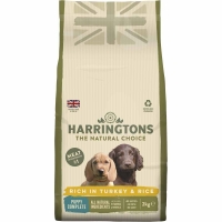 Wilko  Harringtons Turkey and Rice Complete Dry Puppy Food 2kg