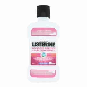 Wilko  Listerine Mouthwash Advance Defence Gum Treatment 500ml