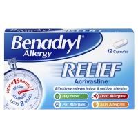Wilko  Benadryl Allergy Relief 12 pack