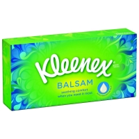 Wilko  Kleenex Balsam Tissues 64 Sheets 3 Ply