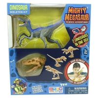 QDStores  Mighty Megasaur Buildable Raptor Skeleton Set