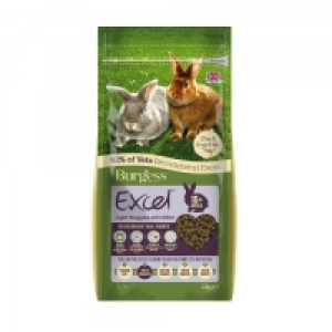 Burgess Excel Light Rabbit Nuggets With Mint 2kg £3.99