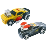 QDStores  Team Power Racing Hot Rods Yellow & Grey
