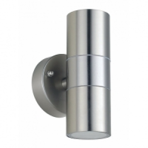 Wickes Kingston Steel Up & Down Wall Light - 35W £9.00
