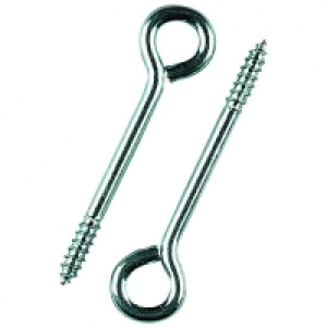 Wickes 75mm Zinc Plated Vine Eye Screws - Pack of 10 £2.69