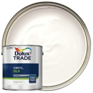 Dulux Trade Vinyl Silk Emulsion Paint - Pure Brilliant White £20.00