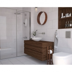 Wickes York White Ceramic Wall & Floor Tile 300 x 300mm £9.90