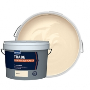 Wickes  Wickes Trade Emulsion Paint for New Plaster - Magnolia 15L