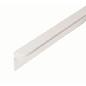 10mm PVC Side Flashing - White 4m £12.00