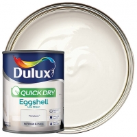 Wickes  Dulux Quick Dry Eggshell Paint - Timeless 750ml