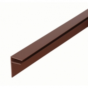 10mm PVC Side Flashing - Brown 4m £13.00
