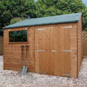 Mercia 12 X 10 Ft Pressure Treated Reverse Apex Roof Shiplap