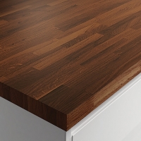 Wickes  Wickes Solid Wood Worktop - Thermo Ash 600 x 40mm x 3m