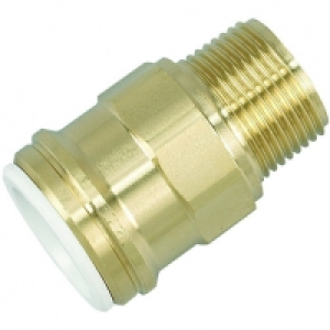 John Guest Speedfit 22MC(3/4)P Cylinder Connector Male - Bra
