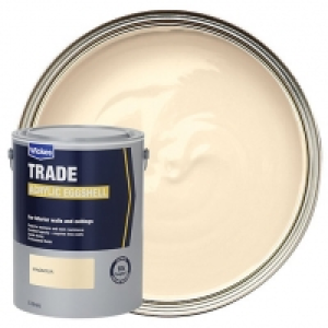 Wickes Trade Acrylic Eggshell Emulsion Paint - Magnolia 5L £10.00