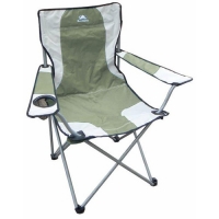 Partridges Sunncamp Classic Folding Camping Fishing Chair - Fern Green and Grey