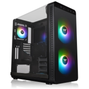 Overclockers Thermaltake Thermaltake View 37 ARGB Midi Tower Case - Black