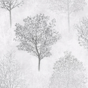 Wilko  Arthouse Wonderland Mono Wallpaper